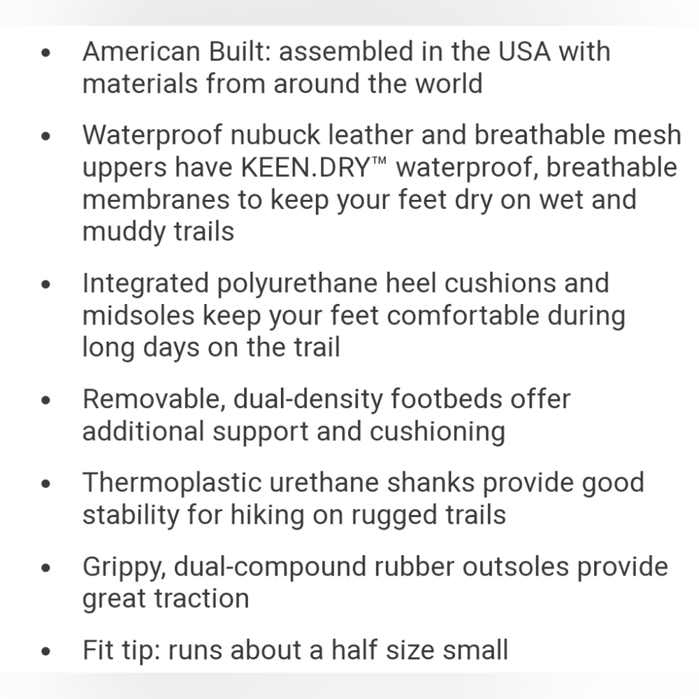 KEEN Durand Mid WP women's waterproof hiking boot - Picture 10 of 11